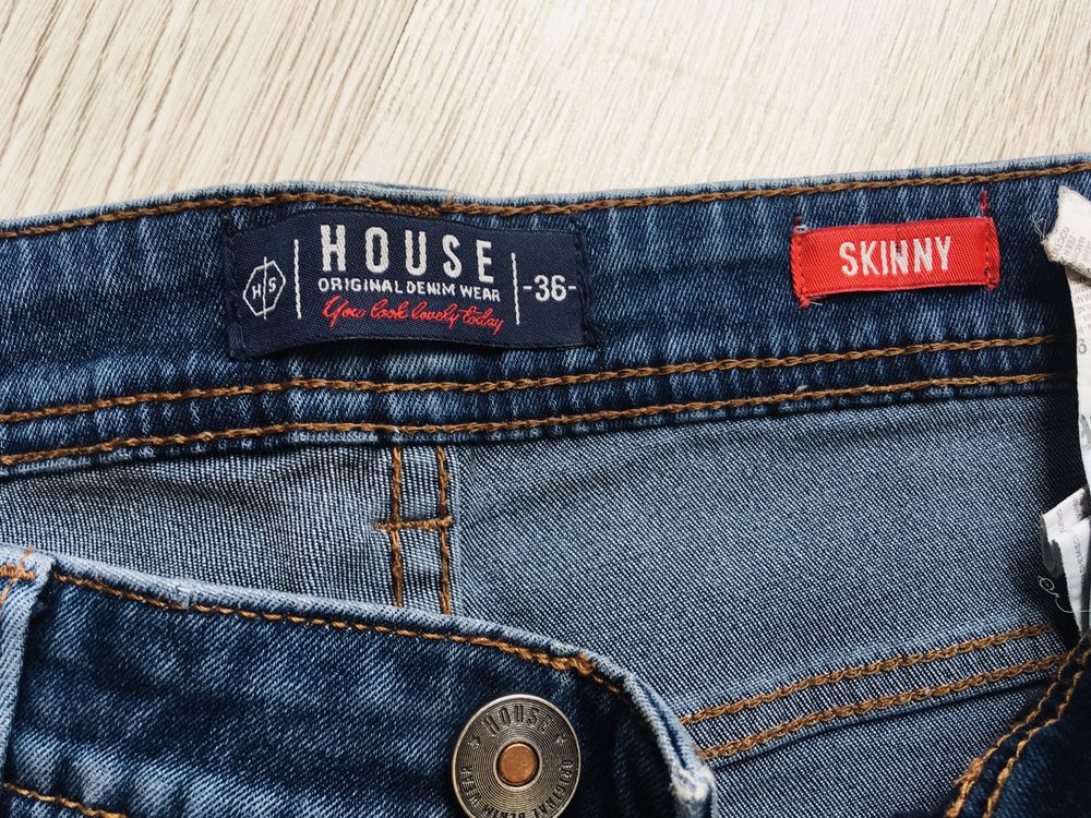 Damskie jeansy skinny House