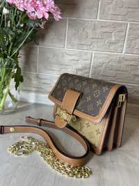 Кожаная сумка Louis Vuitton, шкіряна сумка клатч луі вітон, премиум