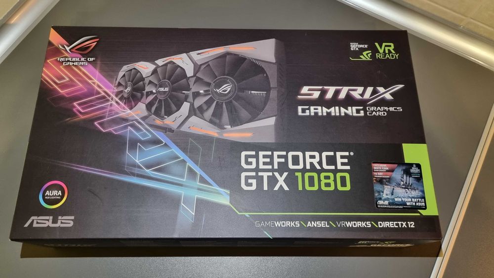 Nvidia ASUS GeForce GTX 1080 8GB Strix Gaming