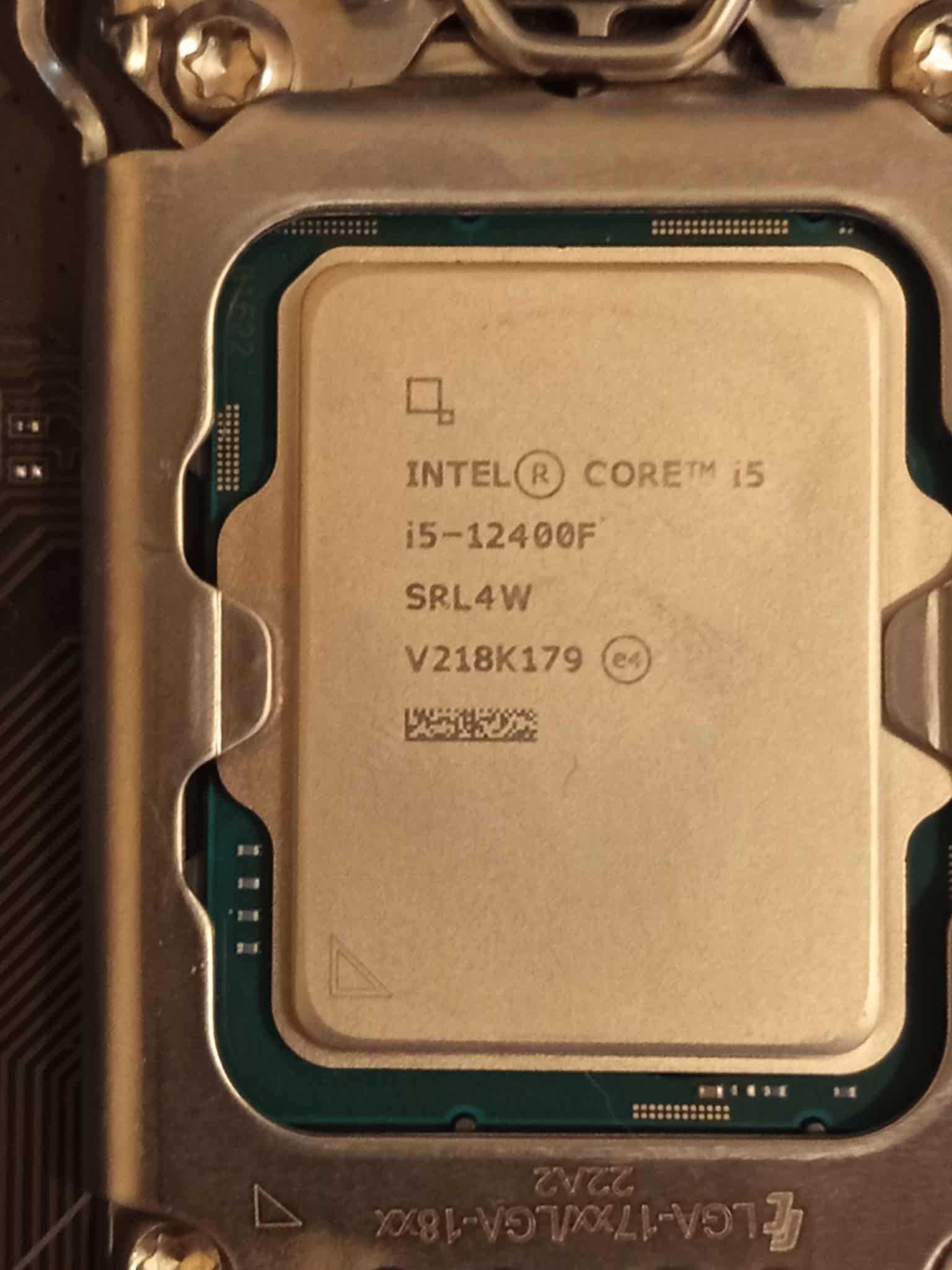 Kit Intel i5 12400F / Motherboard / Ram 32gb ddr4