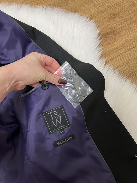 Чорний оверсайз базовий жакет піджак пиджак блайзер на підкладці