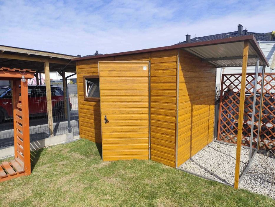 Złoty Dąb Garaż Blaszany-Schowek Narzędziowy |Wiata Ogrodowa–Maj-Blach
