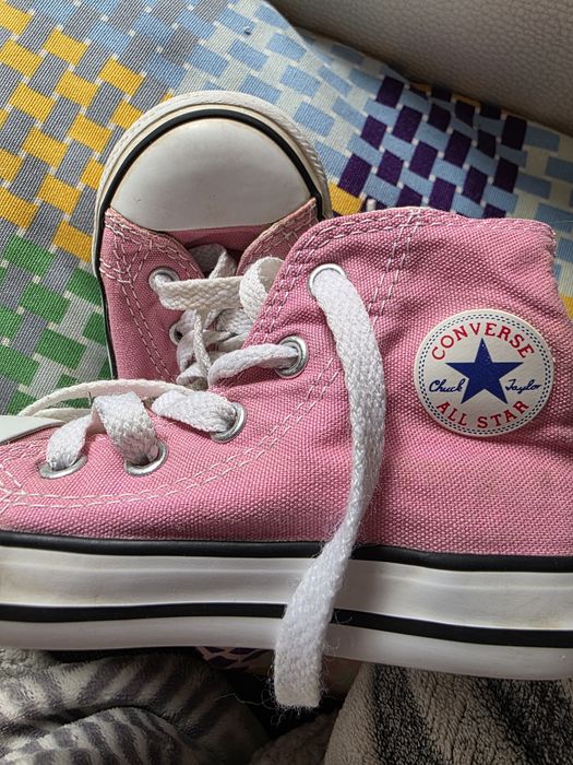 Converse dziewczęce trampki różowe rozmiar 23