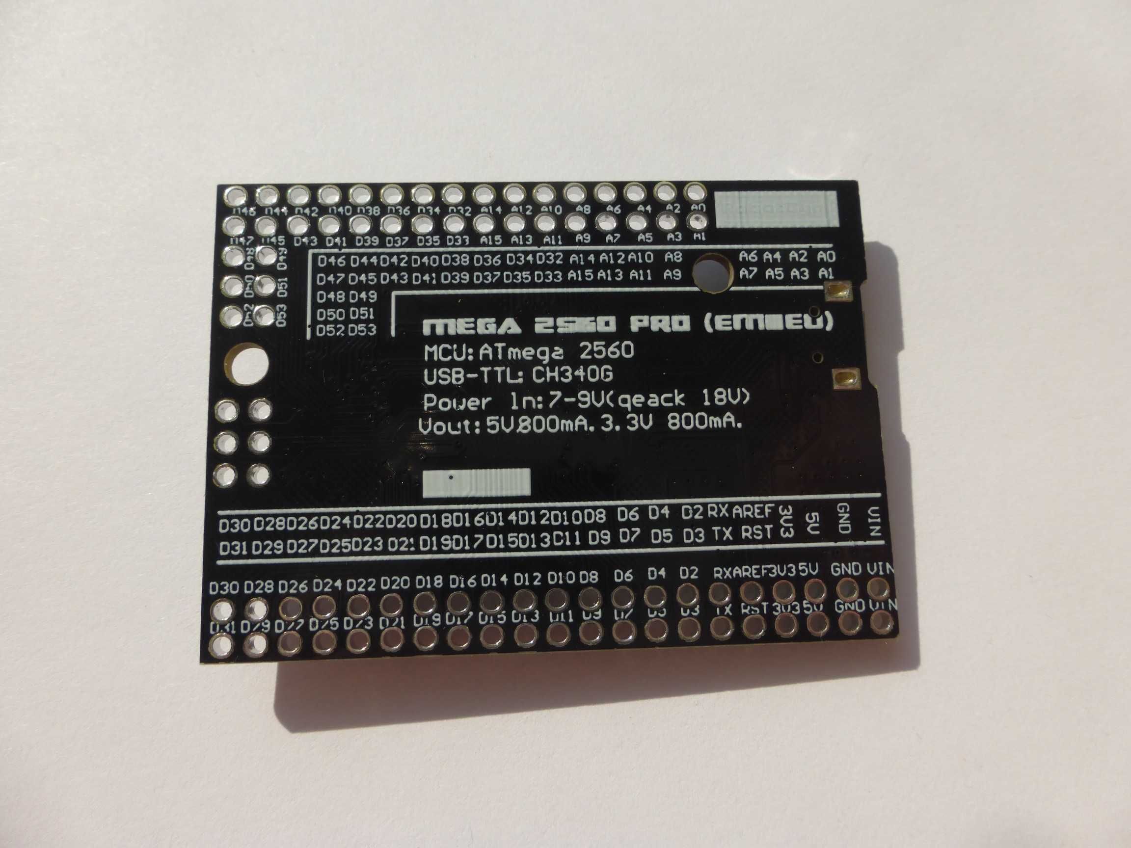 Mikrokontroler Mega 2560 Pro Mini ATmega2560 microUSB CH340 Arduino
