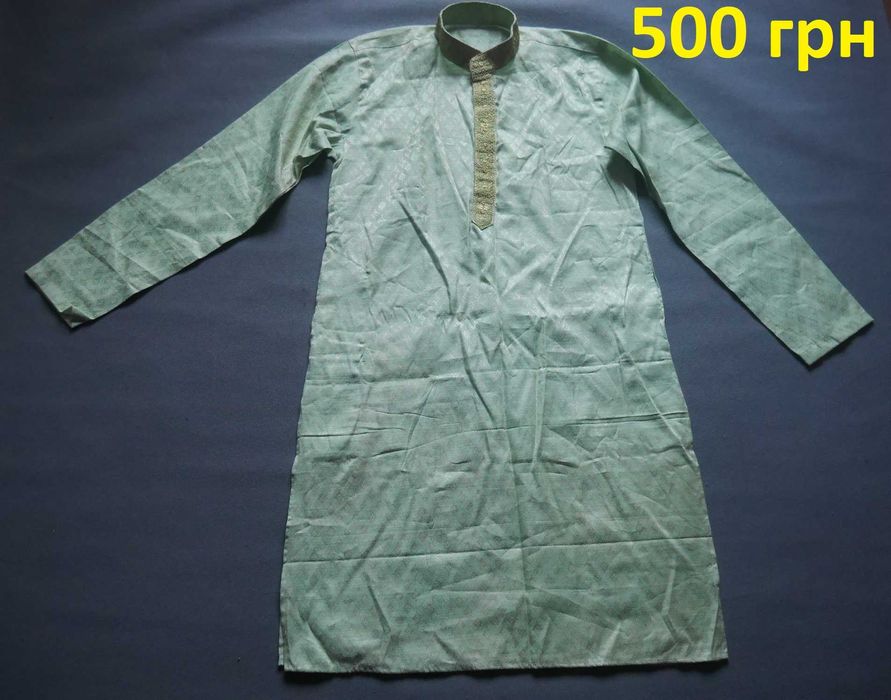 Размер S. Мужская индийская восточная одежда. Туника. Курта. Сари.