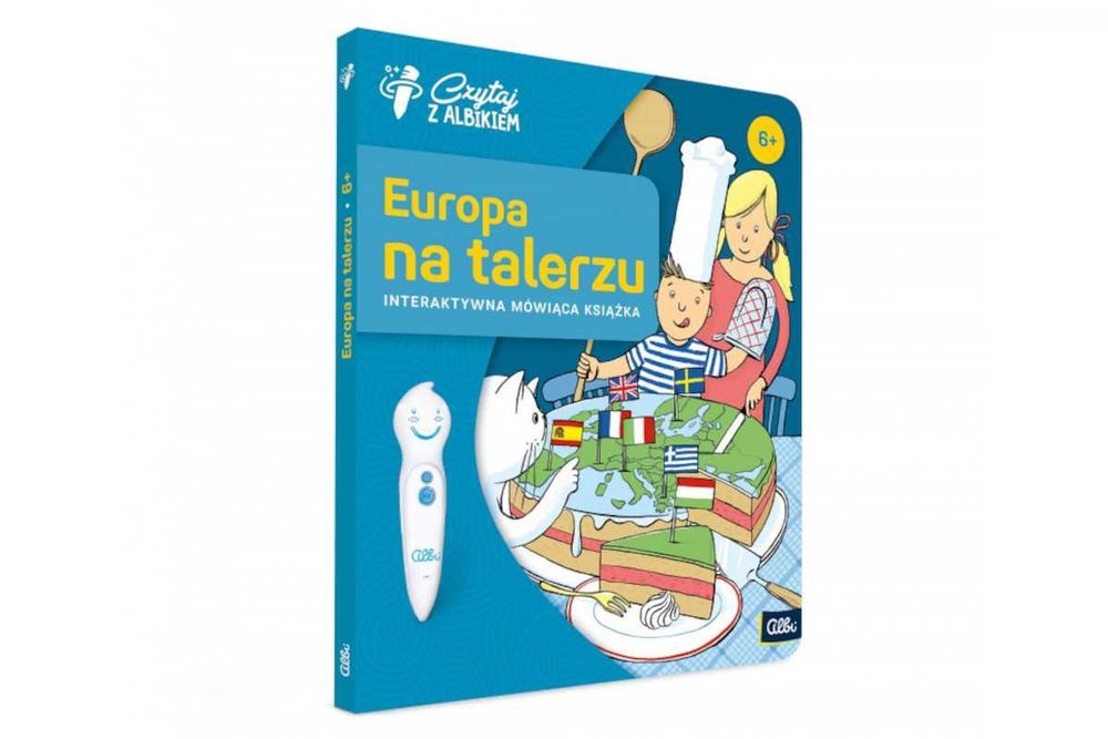 Czytaj z Albikiem - Książka Europa na talerzu RVX