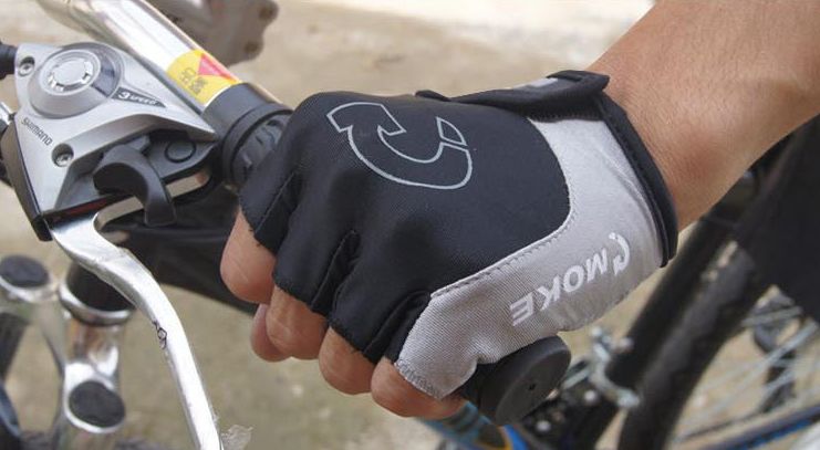 Рукавички без пальців MOKE спортивні велосипедні велорукавиці