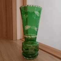 Przepiękny wazon barwione szkło unikat