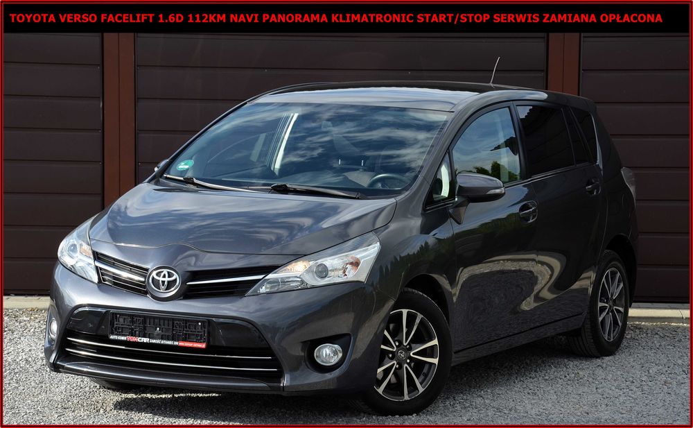 Toyota Verso Lift 1.6D4D 112KM Navi Panorama Kamera Klimatronic Serwis