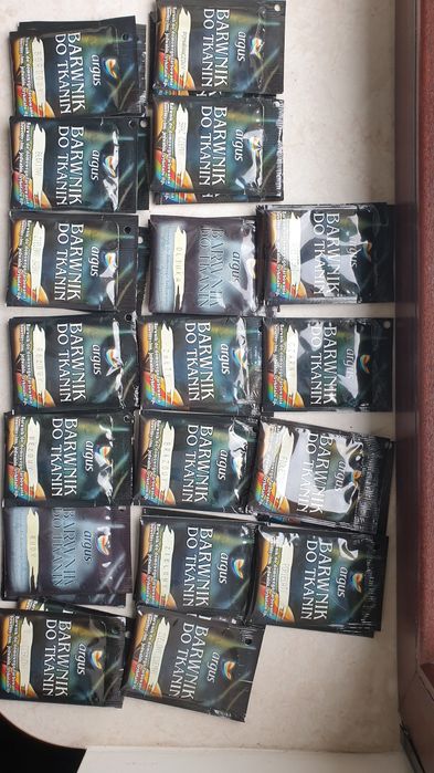 barwnik do tkanin różne kolory