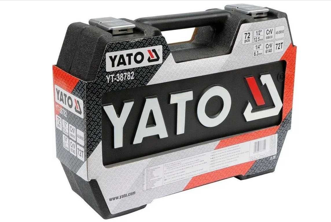 Набір інструментів Yato YT-38782 72 предмета / ЯТо набір