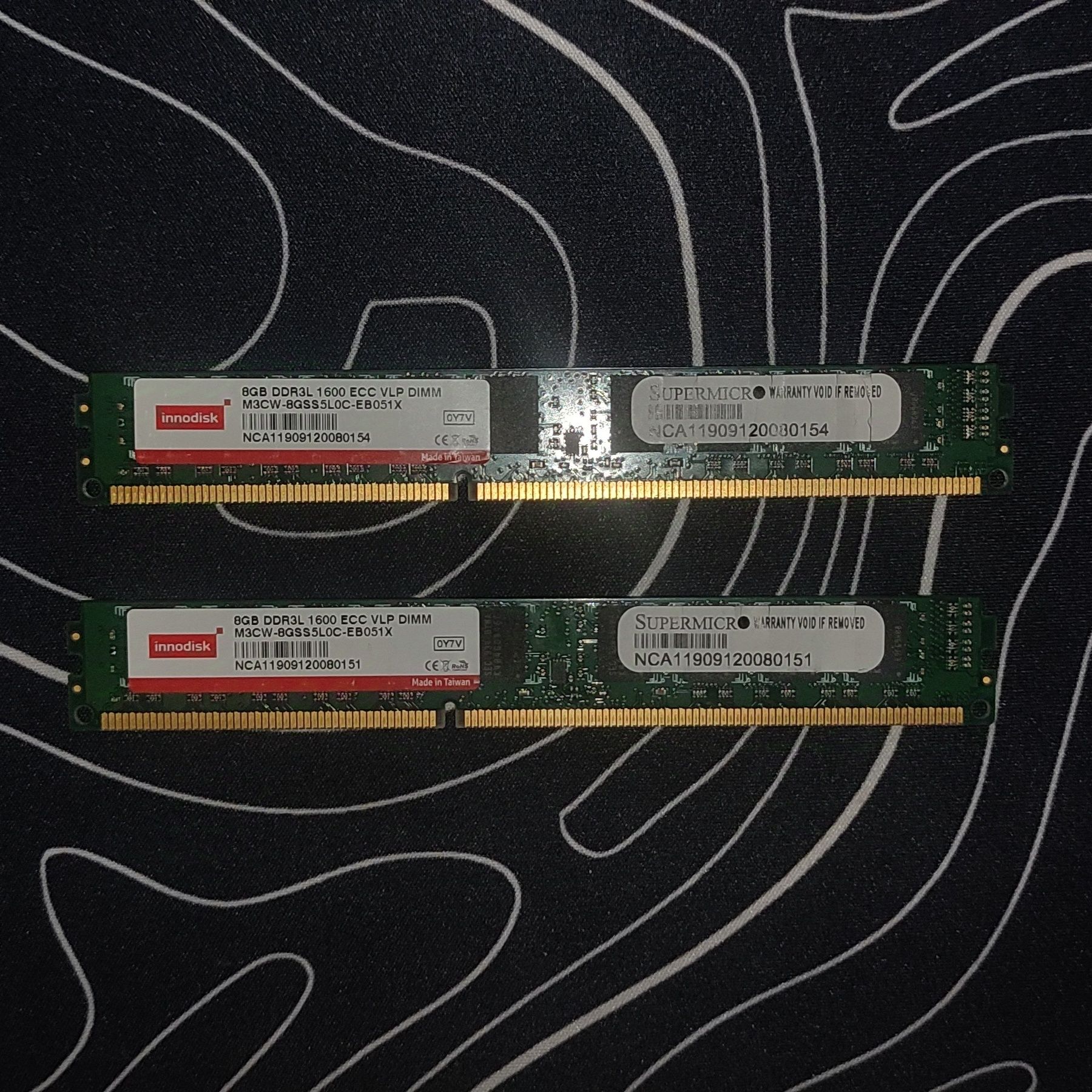 Модулі оперативної пам'яті Innodisk DDR3L 16Gb 1600 MHz