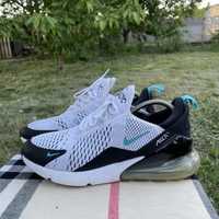 Кроссовки Nike Air Max 270 White/Black/Blue, 44 размер, Оригинал