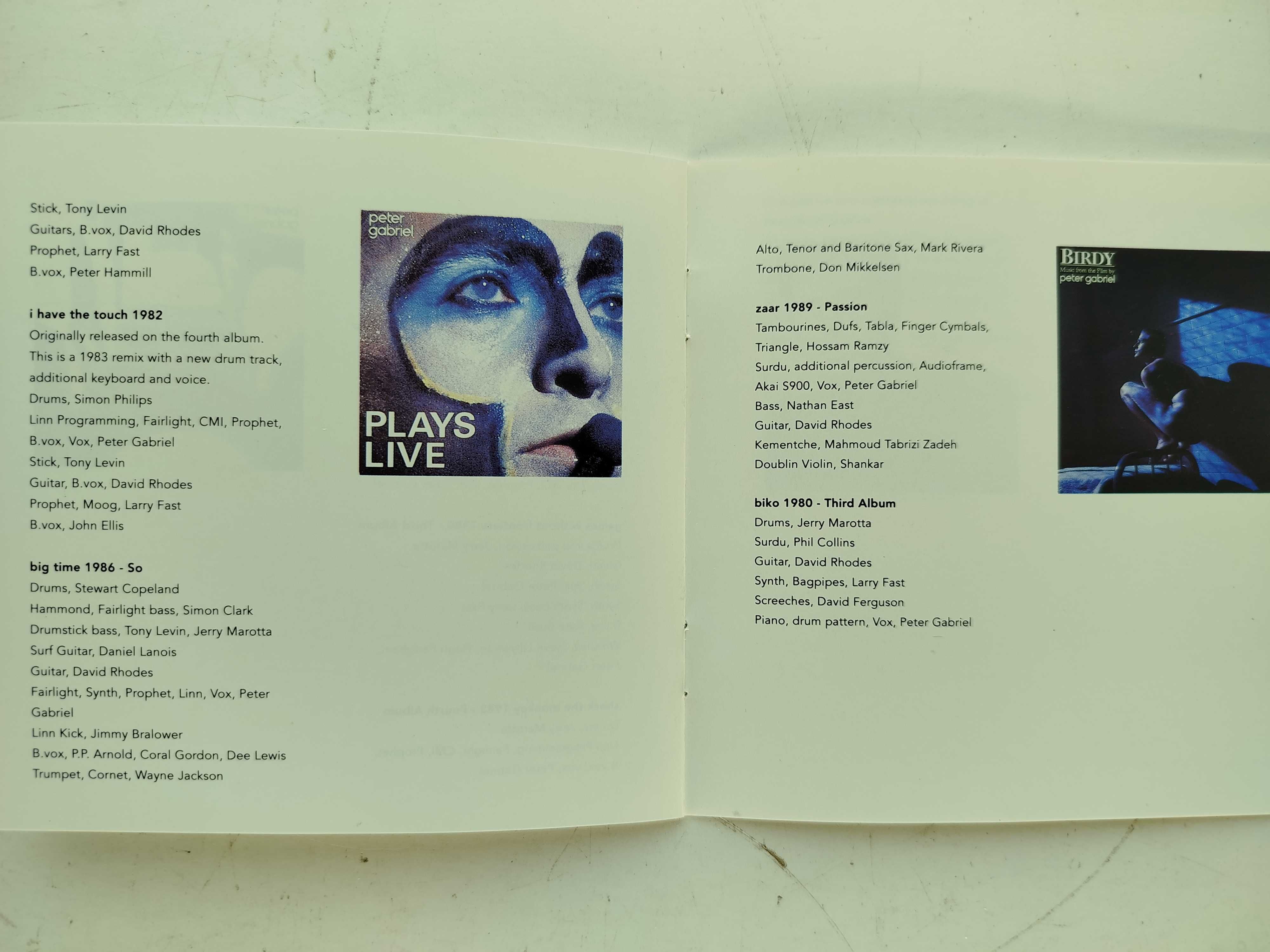 Peter Gabriel Shaking The Tree: Sixteen Golden Greats rock pop rock