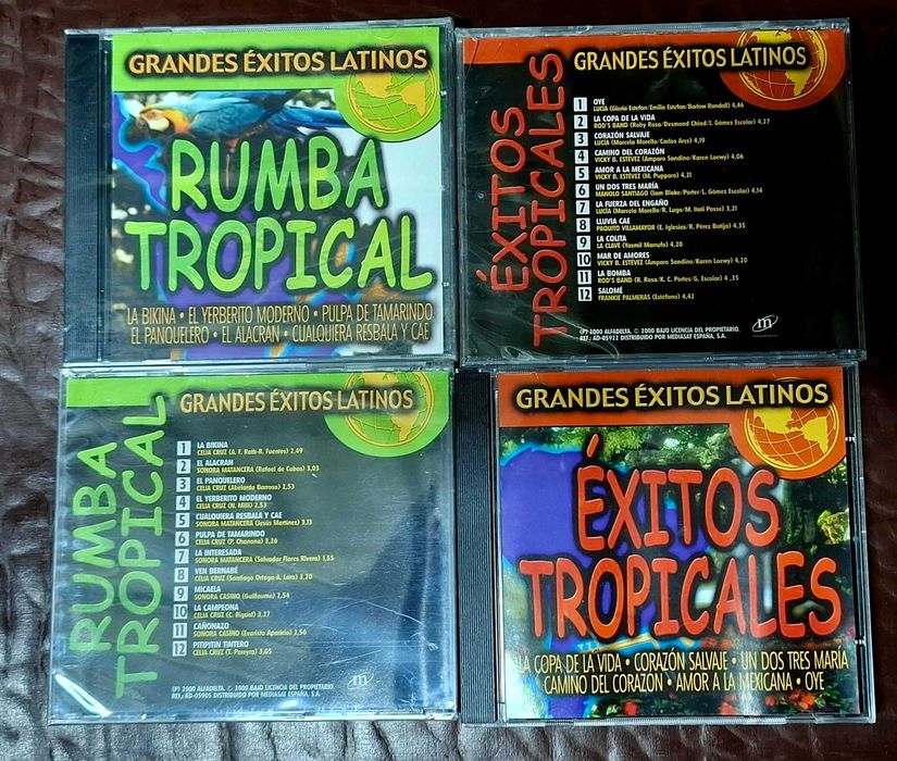 14 CDs Éxitos Latinos
