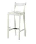 Ikea nordviken Stołek barowy hoker - biały 75 cm