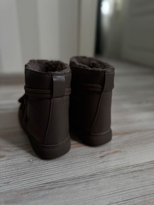 Зимові чоботи h&m шкіряні і замшеві