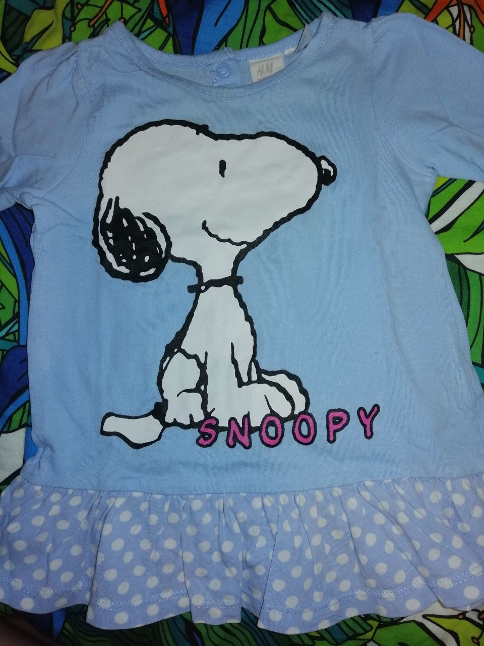 Tunika Snoopy H&M 74 cm