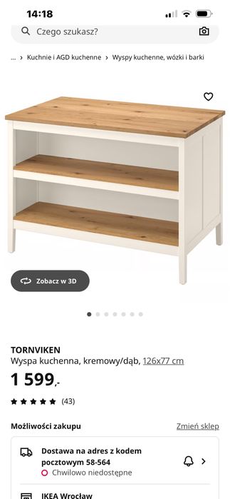 Wyspa Kuchenna Ikea