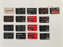 14 Cartões Memory Stick Pro Duo