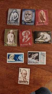 Znaczki cccp z lat 1962-67 kolekcjonerskie