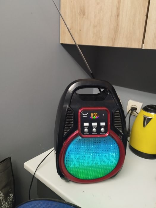 Блютуз Колонка с флэшкой радиоприёмник  музыкальный центр акустическая