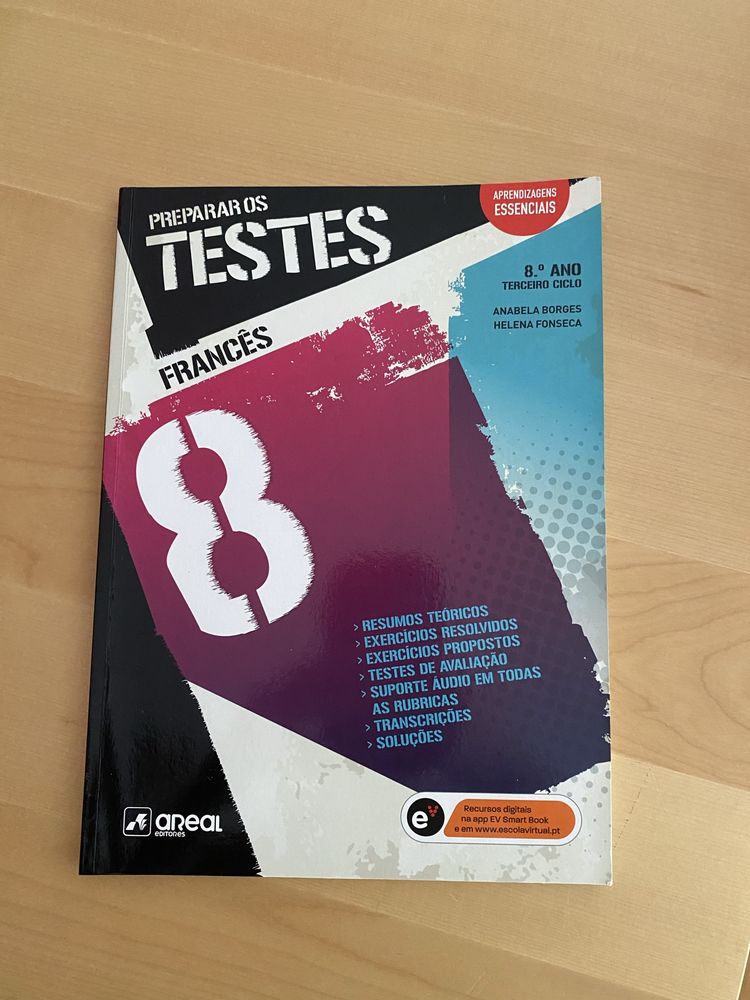 Livros preparar os testes 8 ano