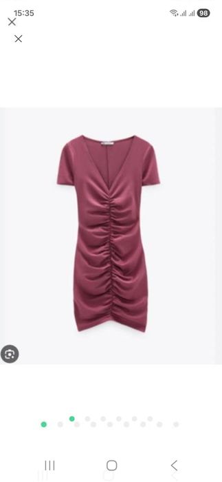 Сукня Зара в трендовому кольорі