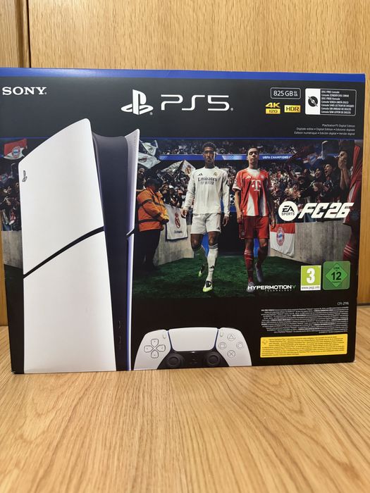Troco/Vendo PS5 Slim Edição Digital 825GB +  Fifa 26 selada