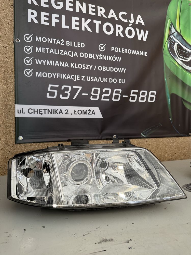 Lampy przednie xenon oem hella audi a6 c5 przedlift lewa prawa przód