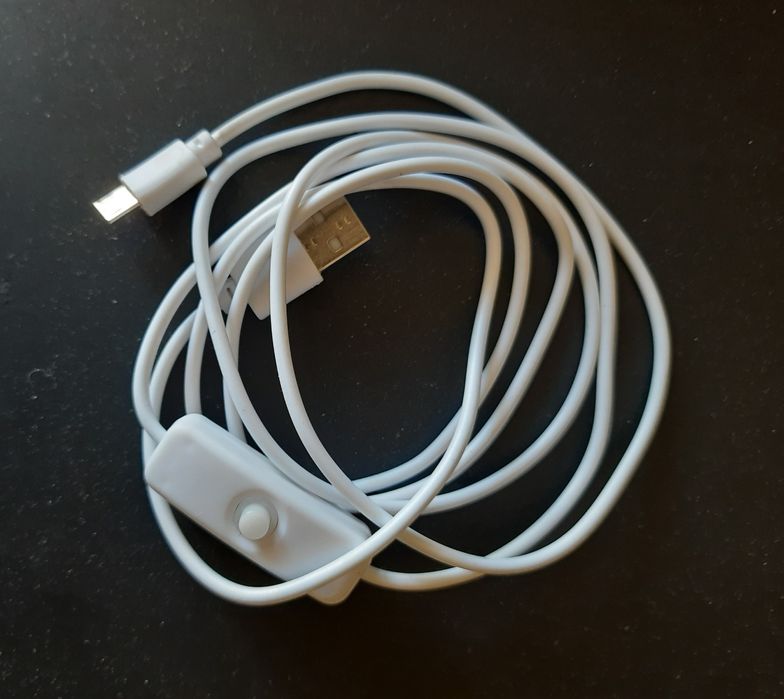 Новий шнур USB - microUSB з перемикачем вкл/викл.
