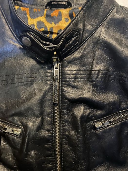 Шкірина куртка М