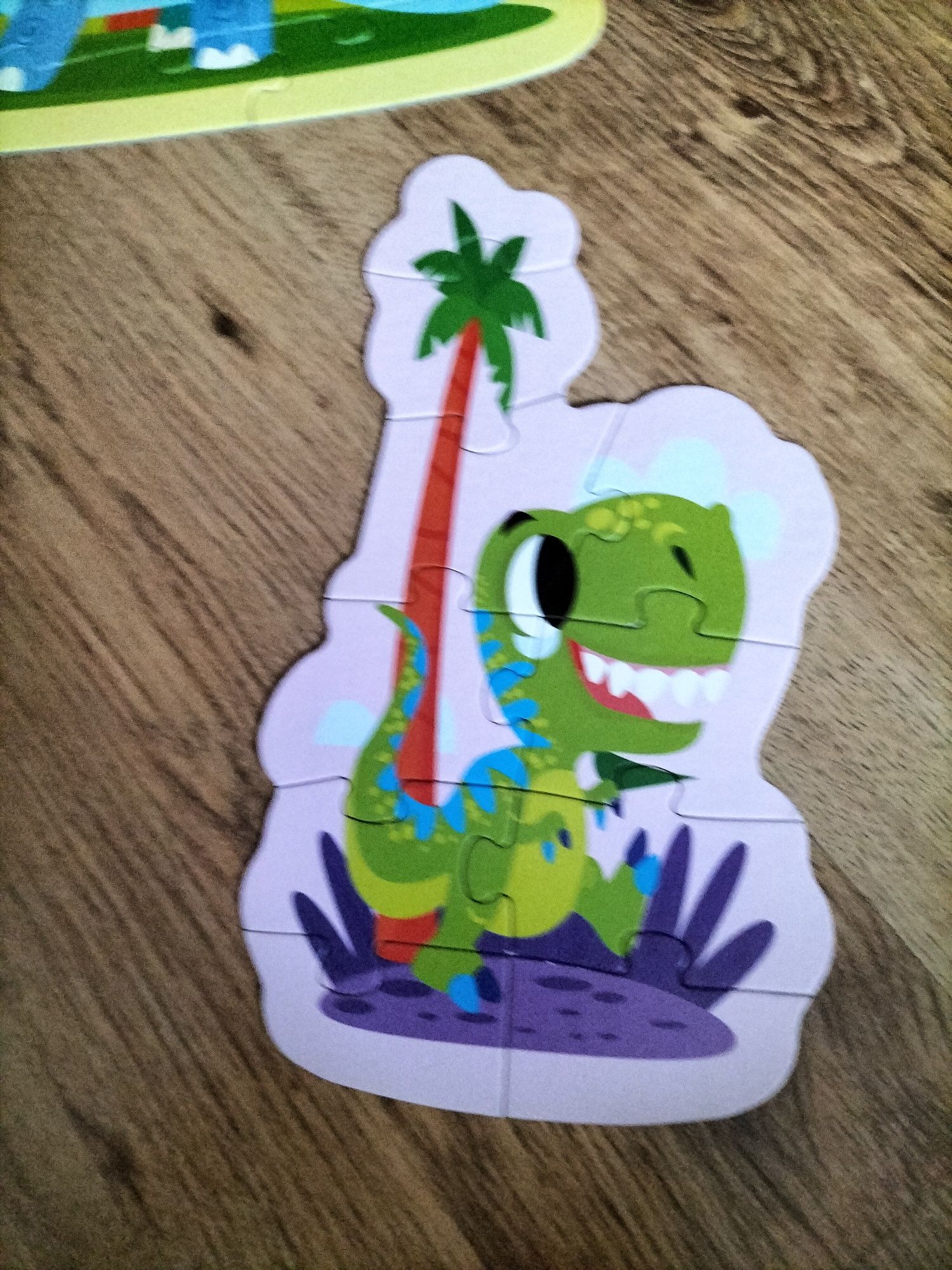 Puzzle dinozaury 3 sztuki