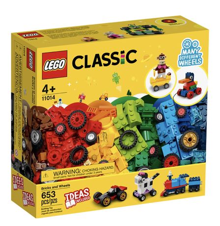 LEGO Classic Кубики и колеса (11014)