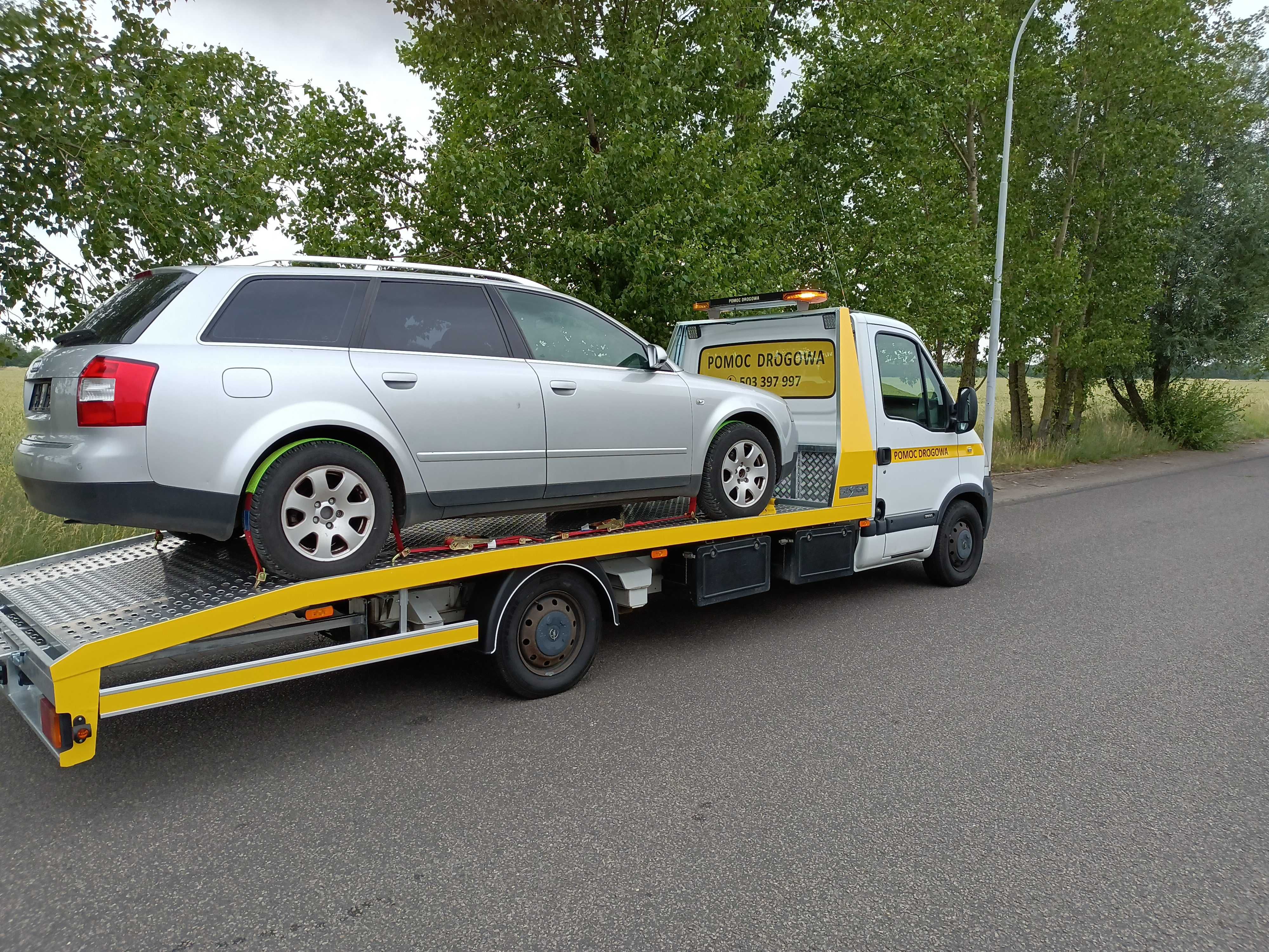 Pomoc Drogowa -Autolaweta-Transport