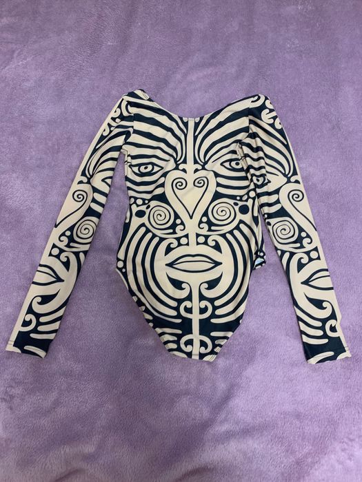 Боді з довгим рукавом