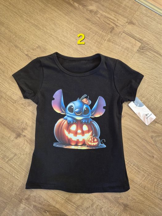 Bluzka Stitch hallowen dzien dyni