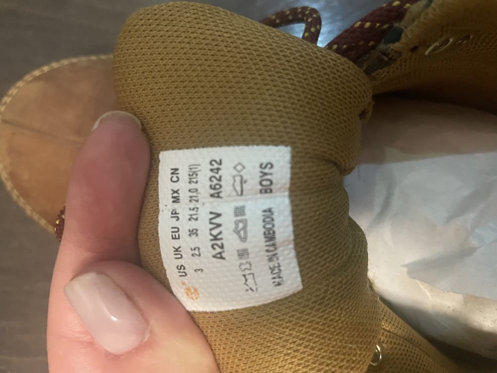 Buty na zimę timberland rozmiar 35