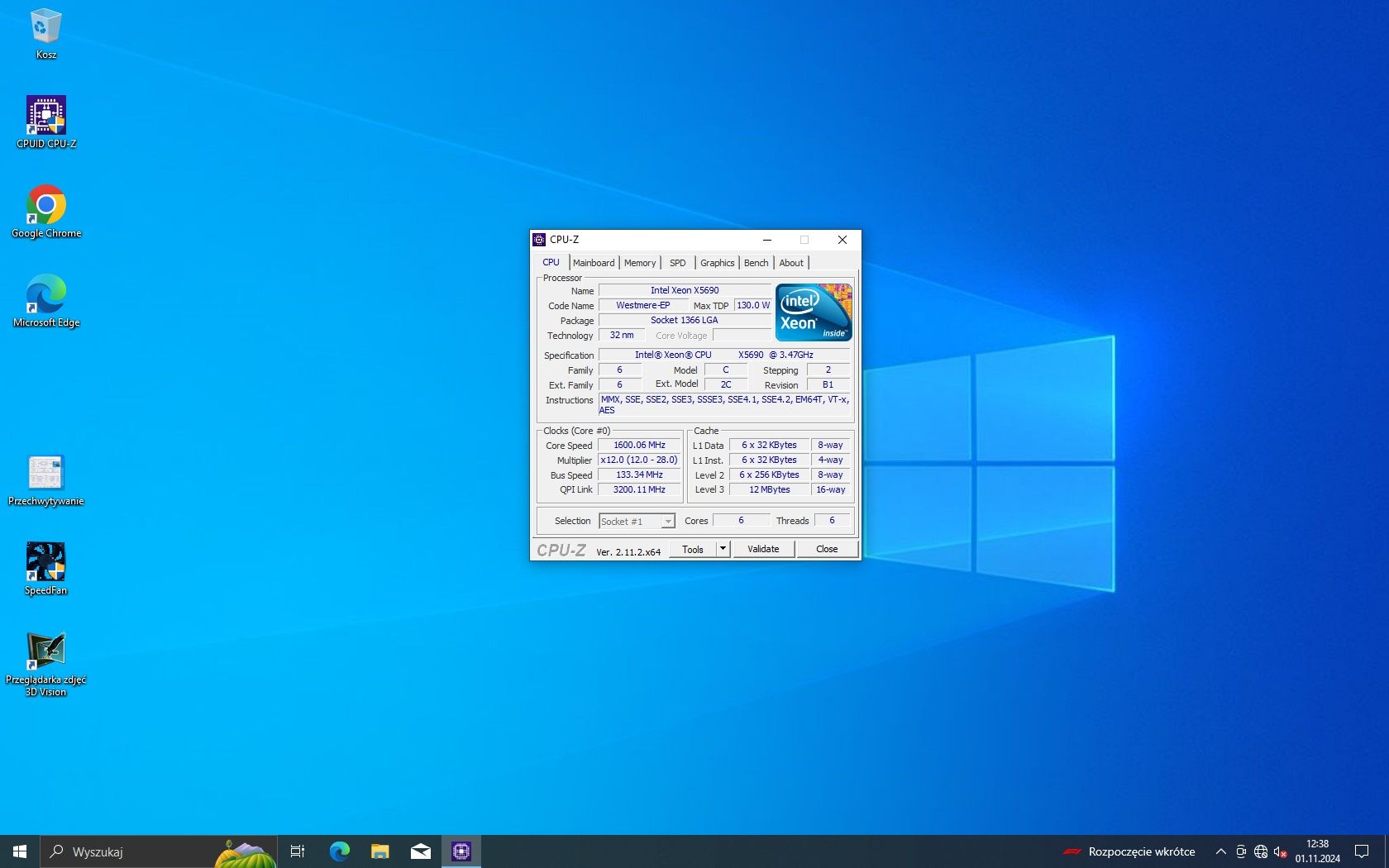 Stacja robocza Dell Precision T3500 Xeon X5690 NVIDIA Quadro 6/128GB
