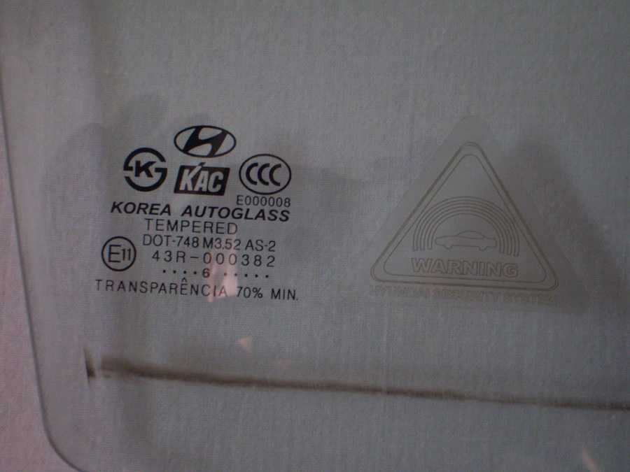 Скло передніх дверей (пара) Хюндай Туксон 1-го покоління 2006 р.