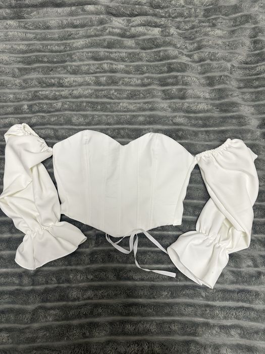 Блюзка з імітацією корсета