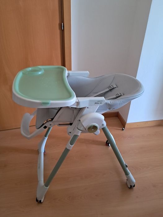 Cadeira de papa Peg-Pérego prima pappa follow me (Mint)