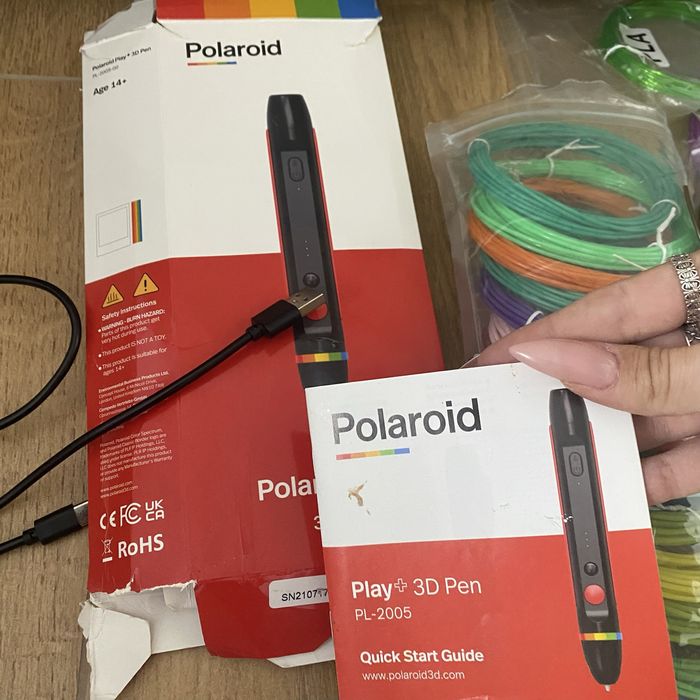 Zestaw Polaroid Dlugopis 3D play+ filamenty