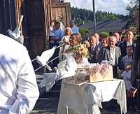 Białe gołębie pocztowe na ślub i inne imprezy