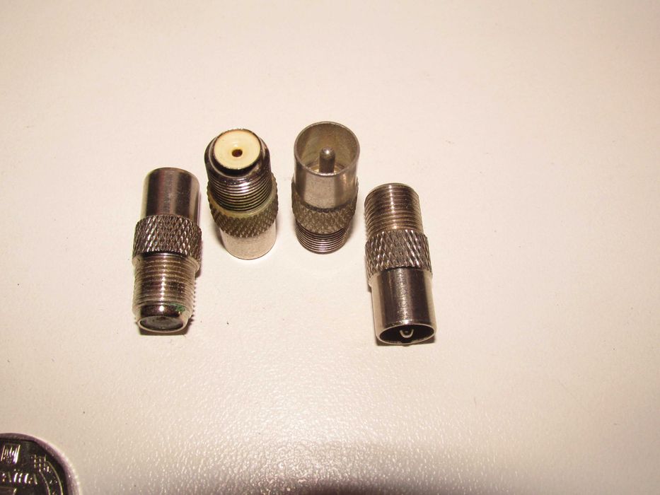 Разветвители, наконечники, соединители  для коаксиального тв кабеля