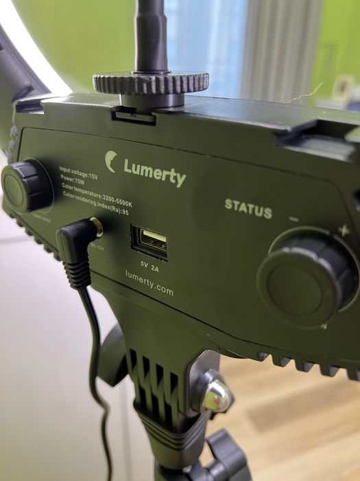 Кільцева лампа lumerty 45см 75 вт