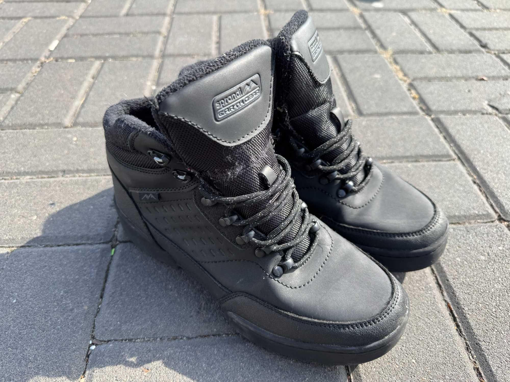Buty męskie wysokie czarne Sprandi rozmiar 41