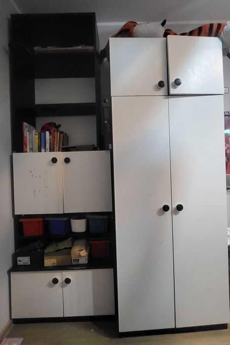 Oddam meble, szafa ubraniowa, szafa, słupek