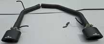 tłumik wydech przelot rura AUDI A5 8t A4 B8 S4 S5 RS4 remus 150x90mm