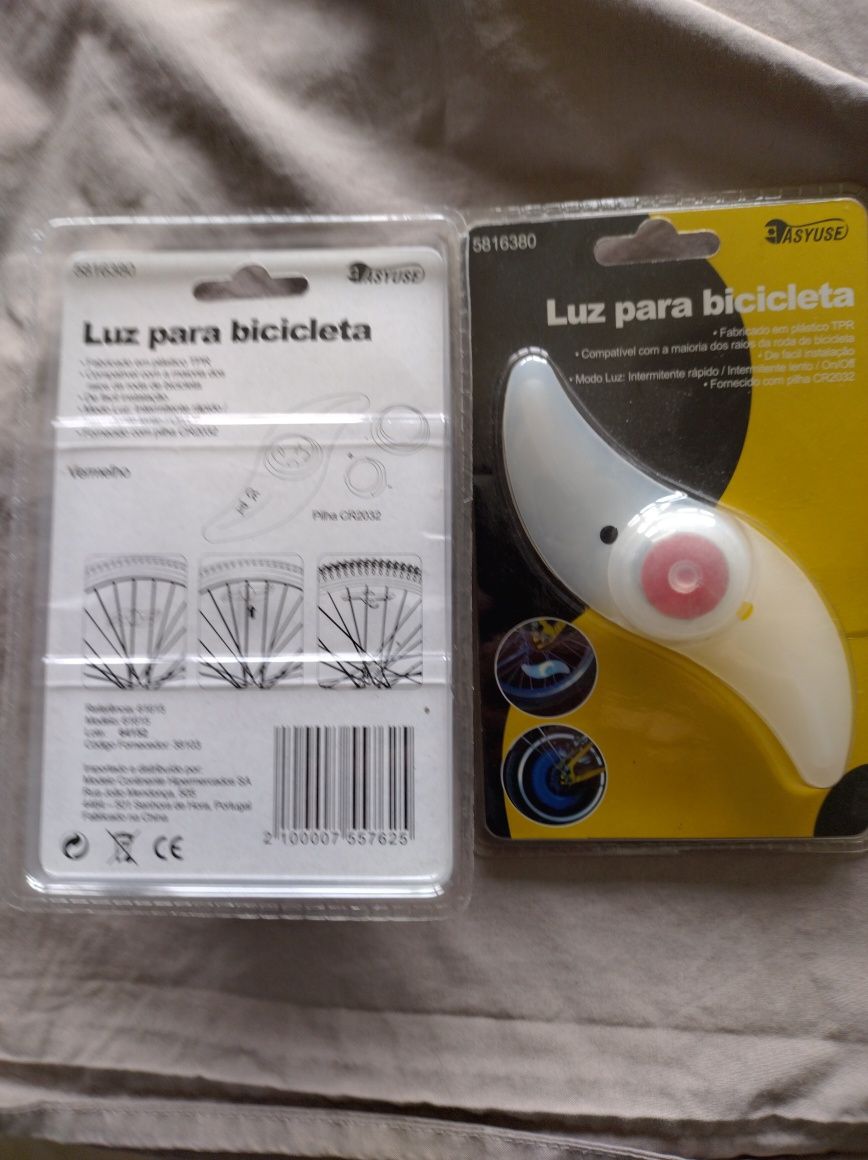 Luzes para roda de bicicleta